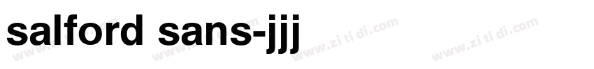 salford sans字体转换